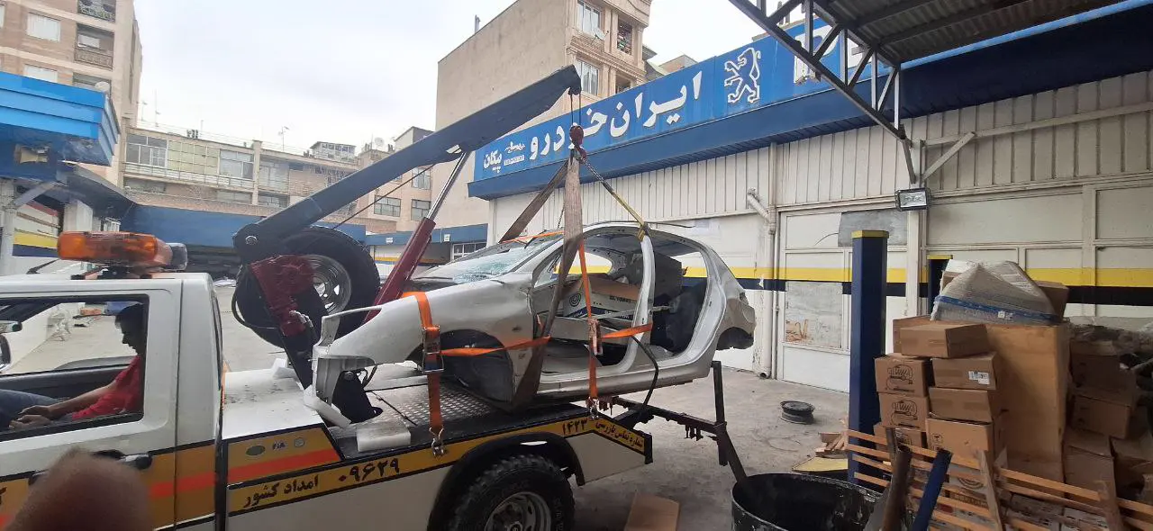 حمل بدنه خودرو با نیسان جرثقیل
